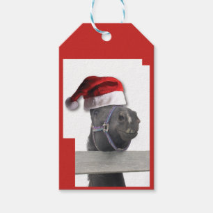 Etiqueta Para Presente Cavalo Papai Noel do Natal