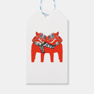 Etiqueta Para Presente Cavalos roupa e presentes de Dala do sueco