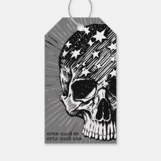 Etiqueta Para Presente Caveira e Estrelas II