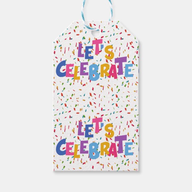 Etiqueta Para Presente Celebração (Frente)