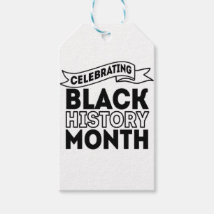 Etiqueta Para Presente Celebrando o Mês da História Negra