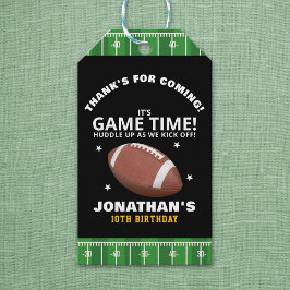 Etiqueta Para Presente Celebration: Football Field Birthday boy