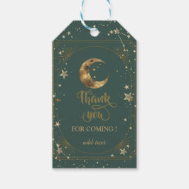 Etiqueta Para Presente Celestial Moon Stars Frame
