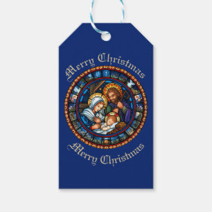 Etiqueta Para Presente Cena de Natal Tradicional