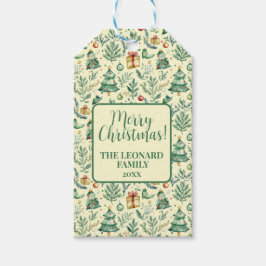 Etiqueta Para Presente Cenas de Natal do inverno, Presentes e Ornamentos