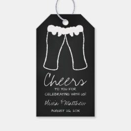 Etiqueta Para Presente Cerveja Obrigado Etiqueta, Marca de Favor