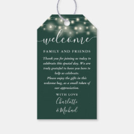 Etiqueta Para Presente Cesta de Boas-vindas de Presente de Casamento Luze