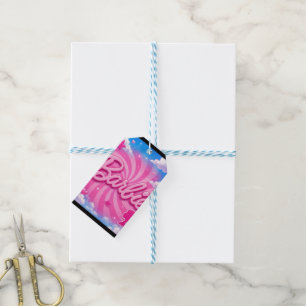 Etiqueta Para Presente Céu Espiral Rosa Design Glam Inspirado na Moda