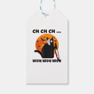 Etiqueta Para Presente Ch Ch Ch Meow Meow Meow Meow Gato Engraçado