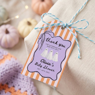 Etiqueta Para Presente Chá de Bebê de Halloween Little Boo