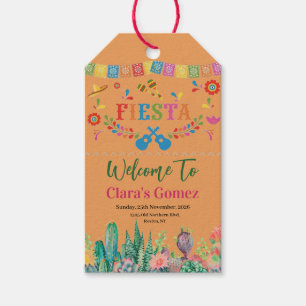 Etiqueta Para Presente Chá de Bebê de Noiva Floral Colorido de Cacto Fies