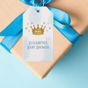 Etiqueta Para Presente Chá de Bebê do Pequeno Príncipe Menino