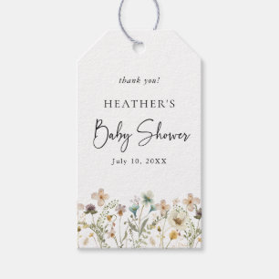 Etiqueta Para Presente Chá de Bebê Floral