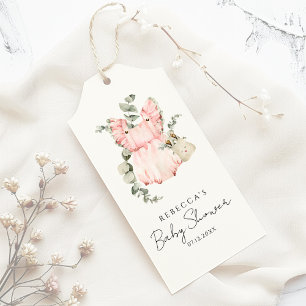 Etiqueta Para Presente Chá de Bebê Menina Boho Doce