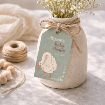 Chá de Bebê Personalizado Boho Silly Goose