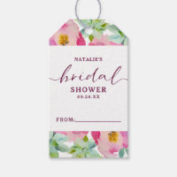 Chá de Exibição de Marca Floral com Blush Chic