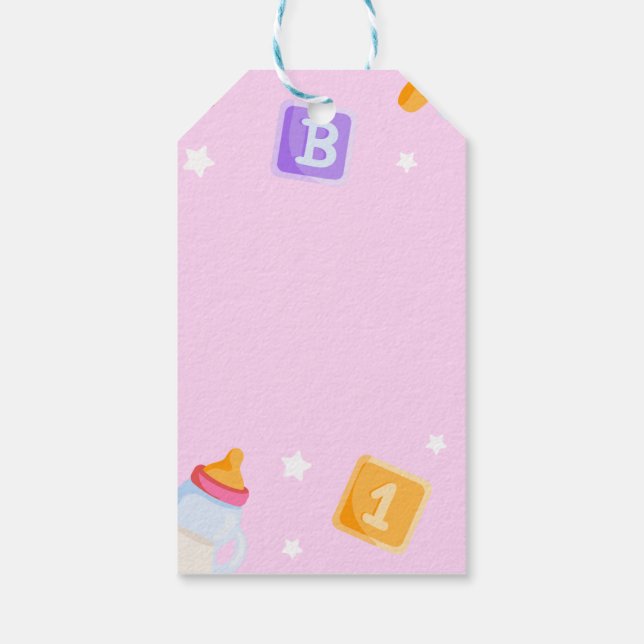 Etiqueta Para Presente Chá de fraldas Akili e Me (Verso)