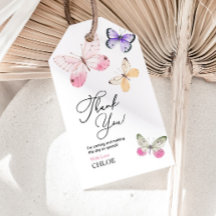 Chá de fraldas borboleta