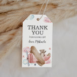 Etiqueta Para Presente Chá de fraldas De Avião Vintage Rosa Obrigado Por<br><div class="desc">Chá de fraldas De Avião Vintage Rosa Obrigado Por Dar Etiquetas De Presente.</div>