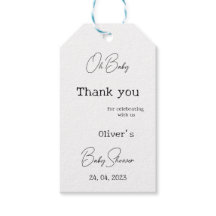 Chá de fraldas de Caligrafia Elegante Simples