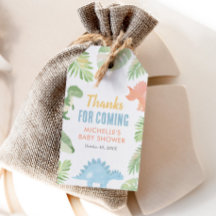 Chá de fraldas de Dinossauro de Aquarela