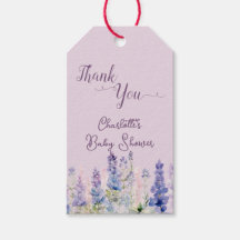 Chá de fraldas de Flores Lupinas Coloridas por Aqu