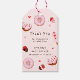 Etiqueta Para Presente Chá de fraldas de Namorados do Rosquinha Swetheart