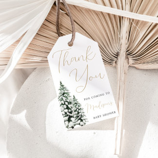 Etiqueta Para Presente Chá de fraldas de Natal