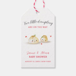 Etiqueta Para Presente Chá de fraldas Geminado de Cogumelo Bonito