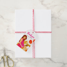 Etiqueta Para Presente Chá de fraldas grávida da mãe