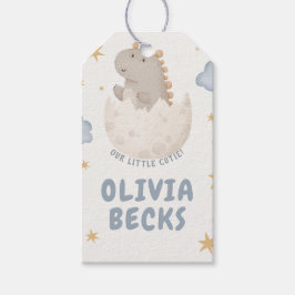 Etiqueta Para Presente Chá de fraldas Ilustrativo Pastel Watercolor