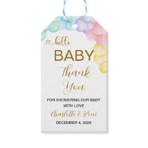 Chá de fraldas neutro de gênero editável