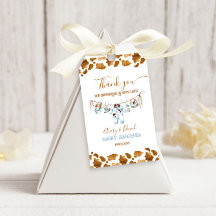 Chá de fraldas Wild West Boy do Little Cowboy Clot