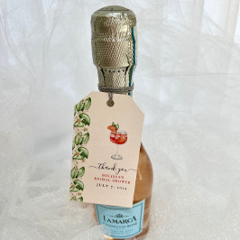 Etiqueta Para Presente Chá de Noiva Aperol Spritz Laranja