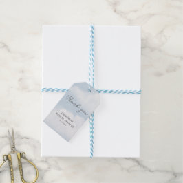 Etiqueta Para Presente Chá de Noiva em Aquarela Nuvem 9