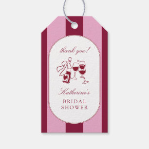 Etiqueta Para Presente Chá de Noiva Vino Before Vows