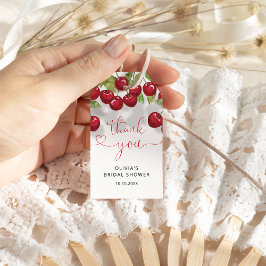 Etiqueta Para Presente Chá de panela Cherry Obrigado