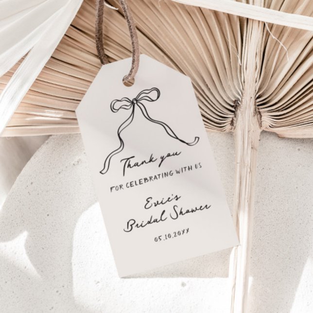 Etiqueta Para Presente Chá de panela de Fita Manuscrito Divertido (Criador carregado)