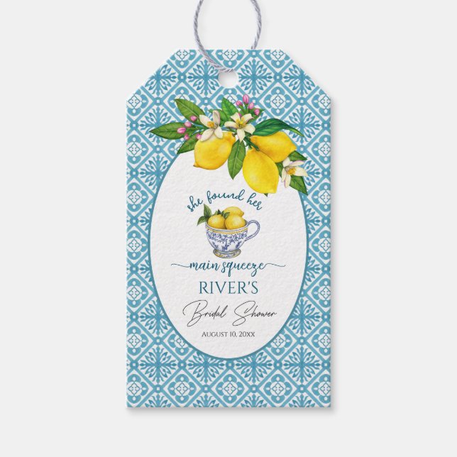 Etiqueta Para Presente Chá de Panela Encontrando seu Amor (Frente)