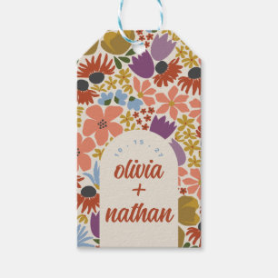 Etiqueta Para Presente Chá de panela Floral ou Casamento Personalizado