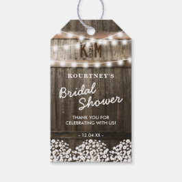 Etiqueta Para Presente Chá de panela Rustic Country