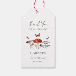 Etiqueta Para Presente Chá de panela Rustic Mushroom