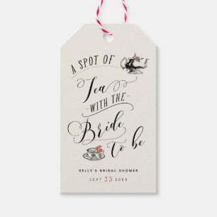 Etiqueta Para Presente Chá de panela Vintage Tea Party Personalizado
