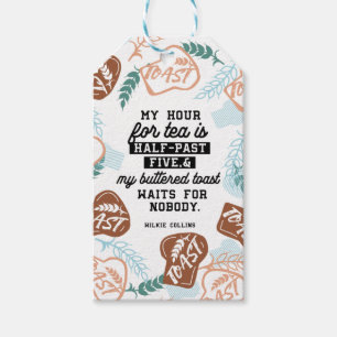 Etiqueta Para Presente Chá e aspas de brinde