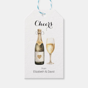 Etiqueta Para Presente Champagne Prosecco te anima