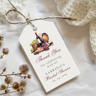 Etiqueta Para Presente Charcuterie Board Vinho & Queijo Chá de Noiva 