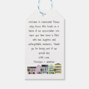 Etiqueta Para Presente Charleston Wedding Message Hotel