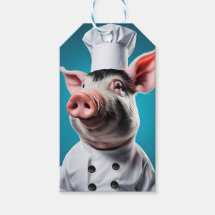 Etiqueta Para Presente Chef Pig