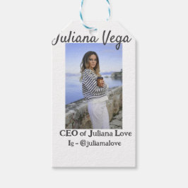 Etiqueta Para Presente Chefe de administração da dona de negócios Chefe I