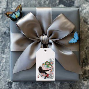 Etiqueta Para Presente Cherry Blossoms Fairy Dragon Amizade